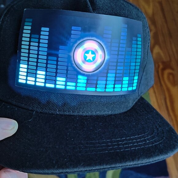LED Music/Sound Activated UNISEX Hat, clubwear, resort, sports, party, bar, NITE - Picture 3 of 4